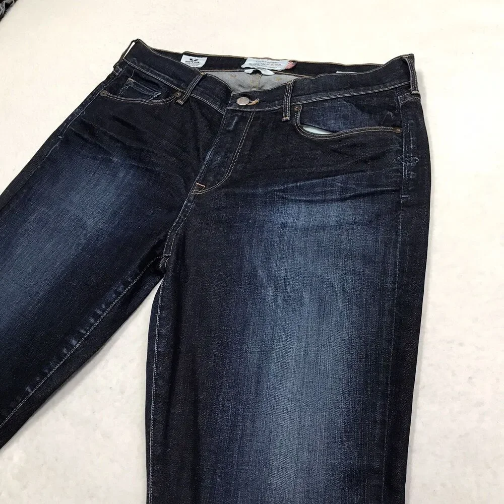 LUCKY Selvedge Jean Women 12/31 (32x32) Sofia Skinny Dark Wash Cone Denim USA